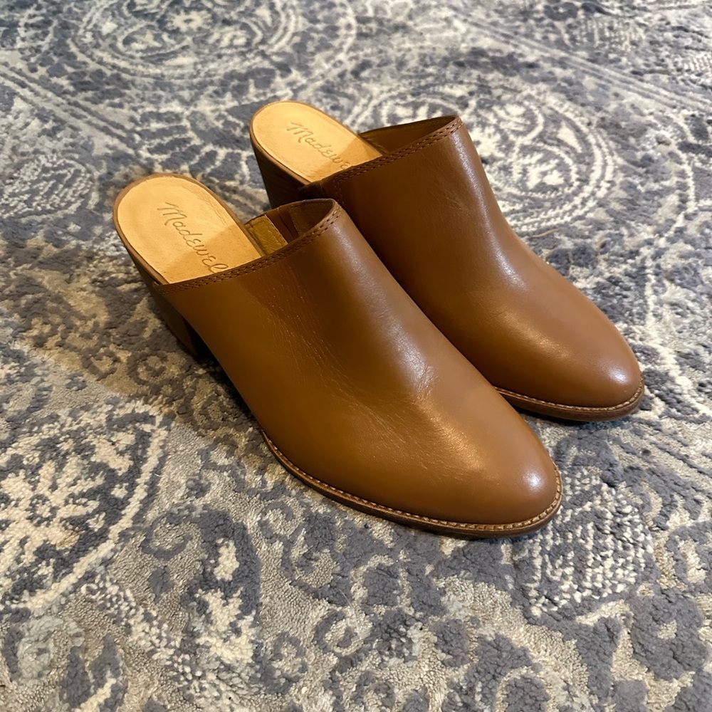 Madewell Brown Leather Mule